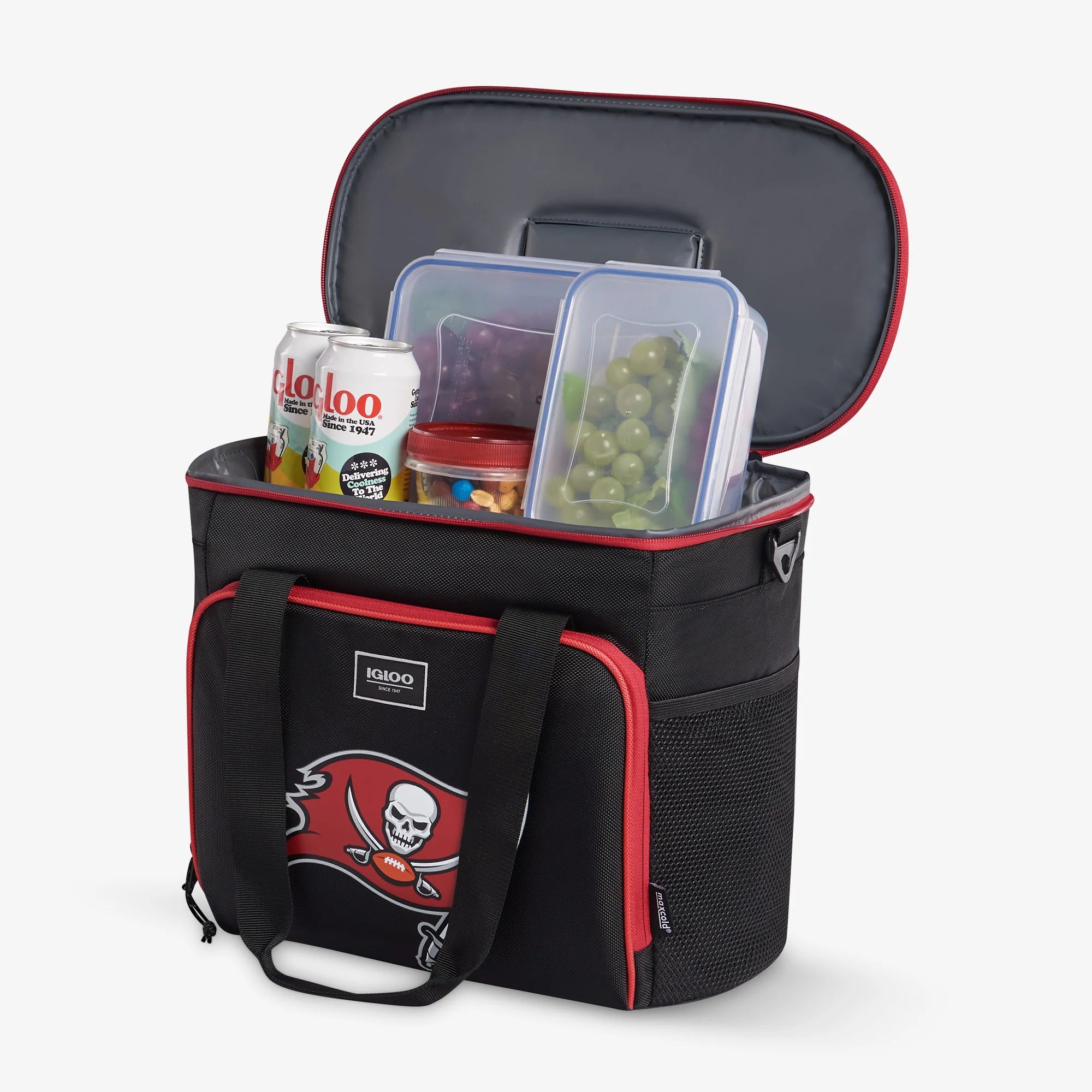 Igloo Insulated Cooler Durable Cooler Tampa Bay Buccaneers Tailgate Tote - Image 3