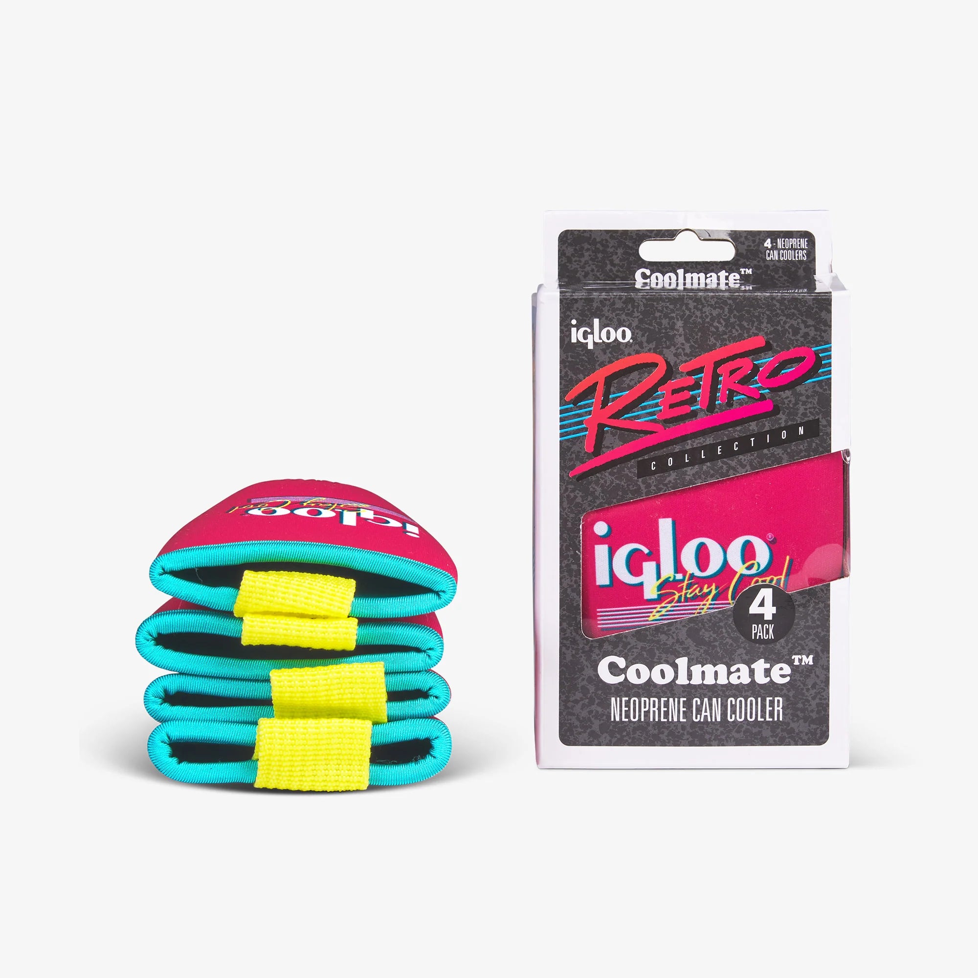 Igloo Insulated Cooler Durable Cooler Retro Soft Coolmate? 4-Pack - Image 4