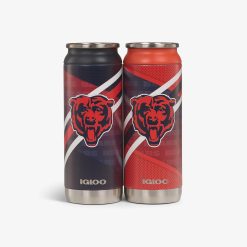 Igloo Insulated Cooler Durable Cooler Chicago Bears Home & Away 16 Oz Can 2-Pack
