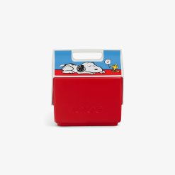 Igloo Personal Cooler Insulated Cooler Durable Cooler SnoopyFlip'n'Sips Doghouse Little Playmate 7 Qt Cooler