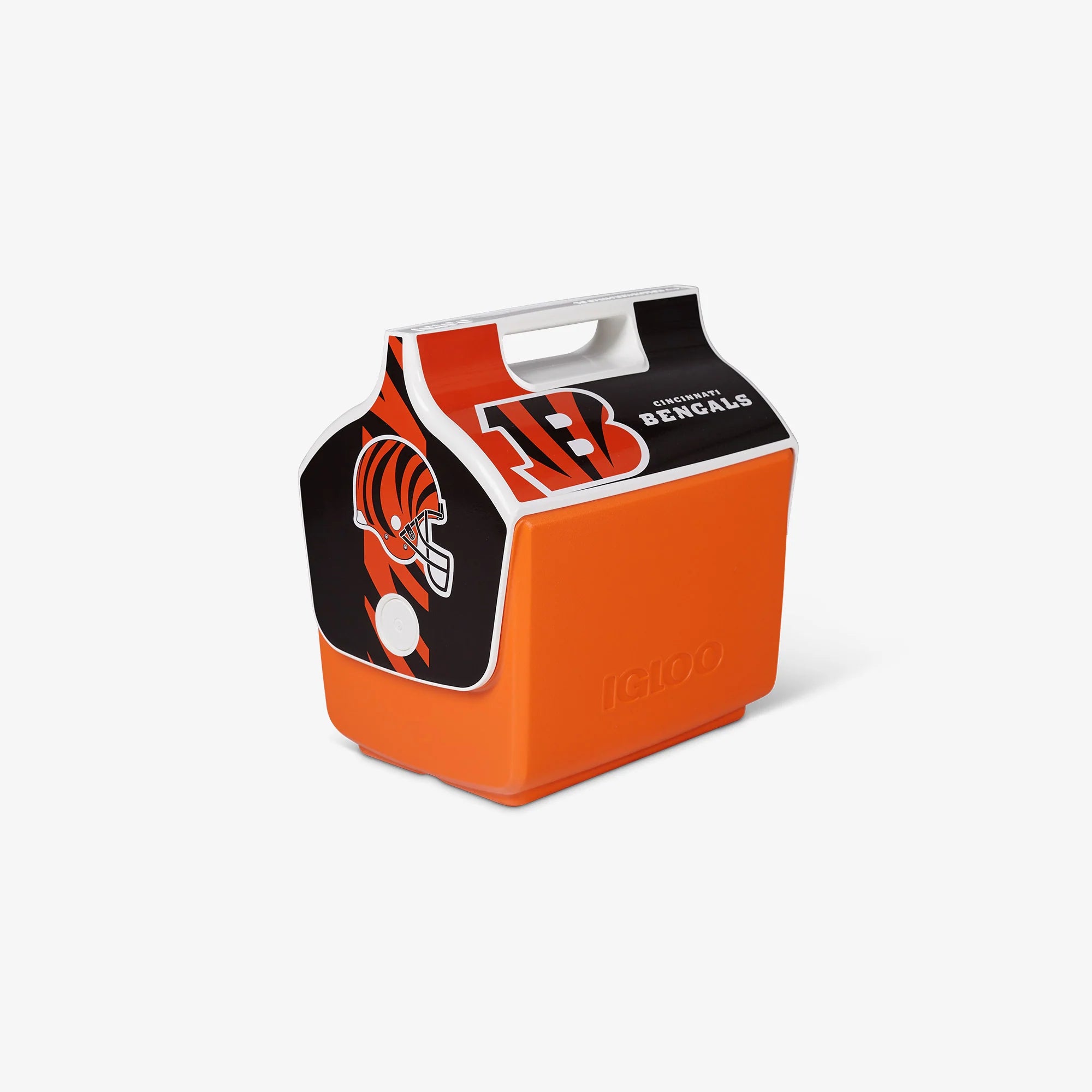 Igloo Personal Cooler Insulated Cooler Durable Cooler Cincinnati Bengals Little Playmate 7 Qt Cooler - Image 4