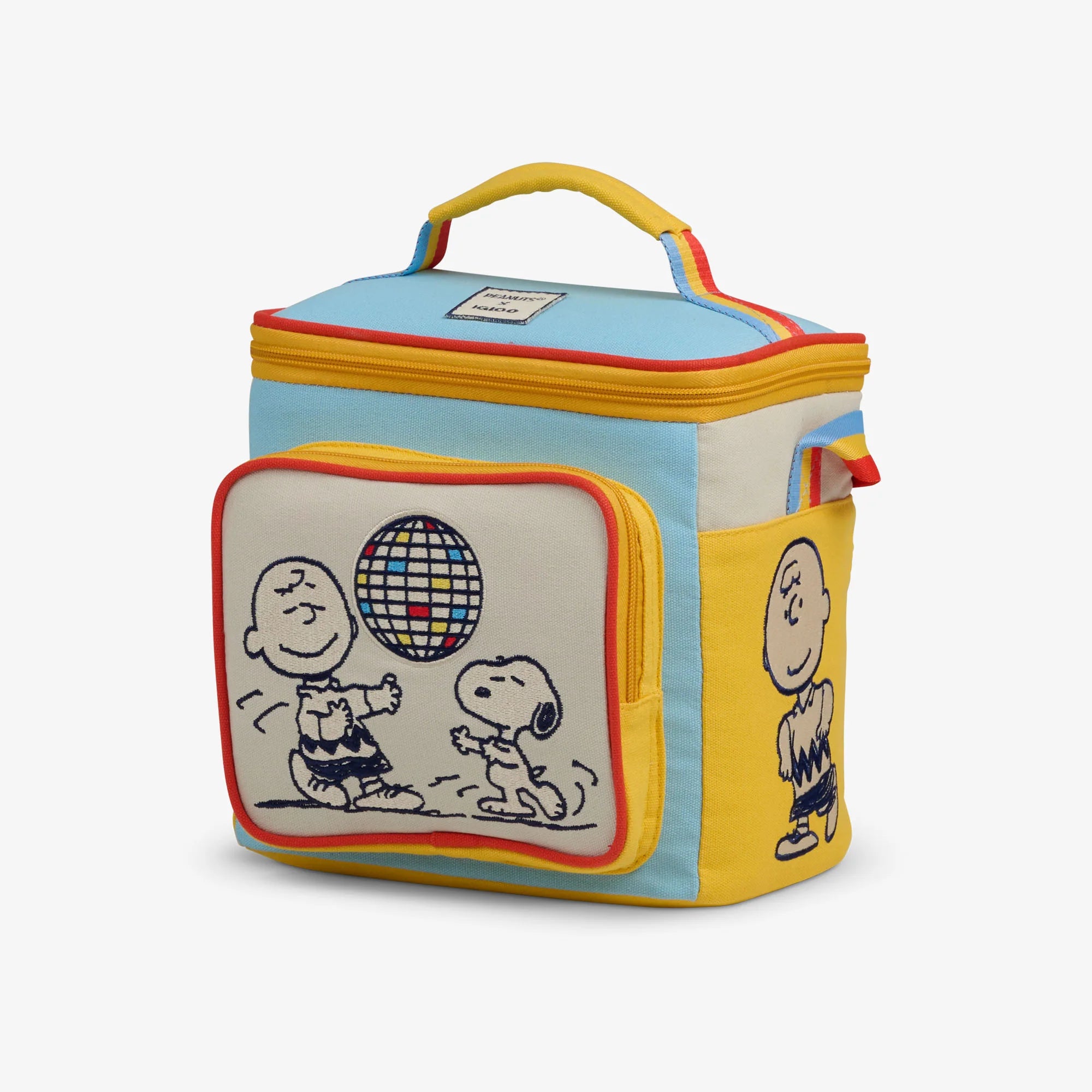 Igloo Portable Cooler Durable Cooler Snoopy Disco Party Square Lunch Cooler Bag - Image 2