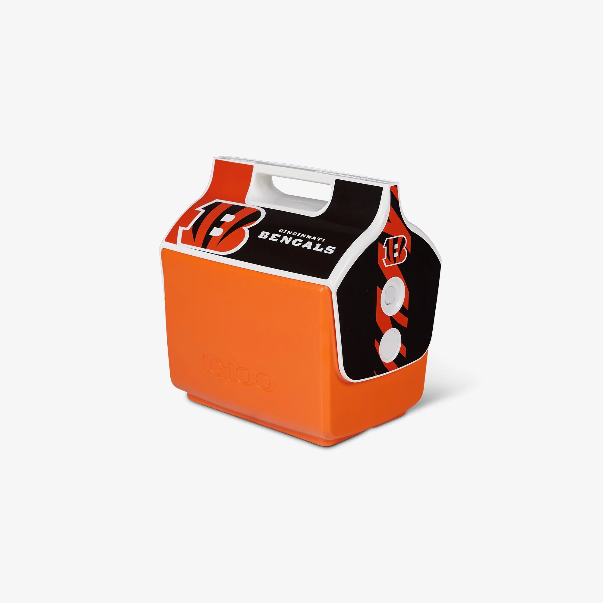 Igloo Personal Cooler Insulated Cooler Durable Cooler Cincinnati Bengals Little Playmate 7 Qt Cooler - Image 2