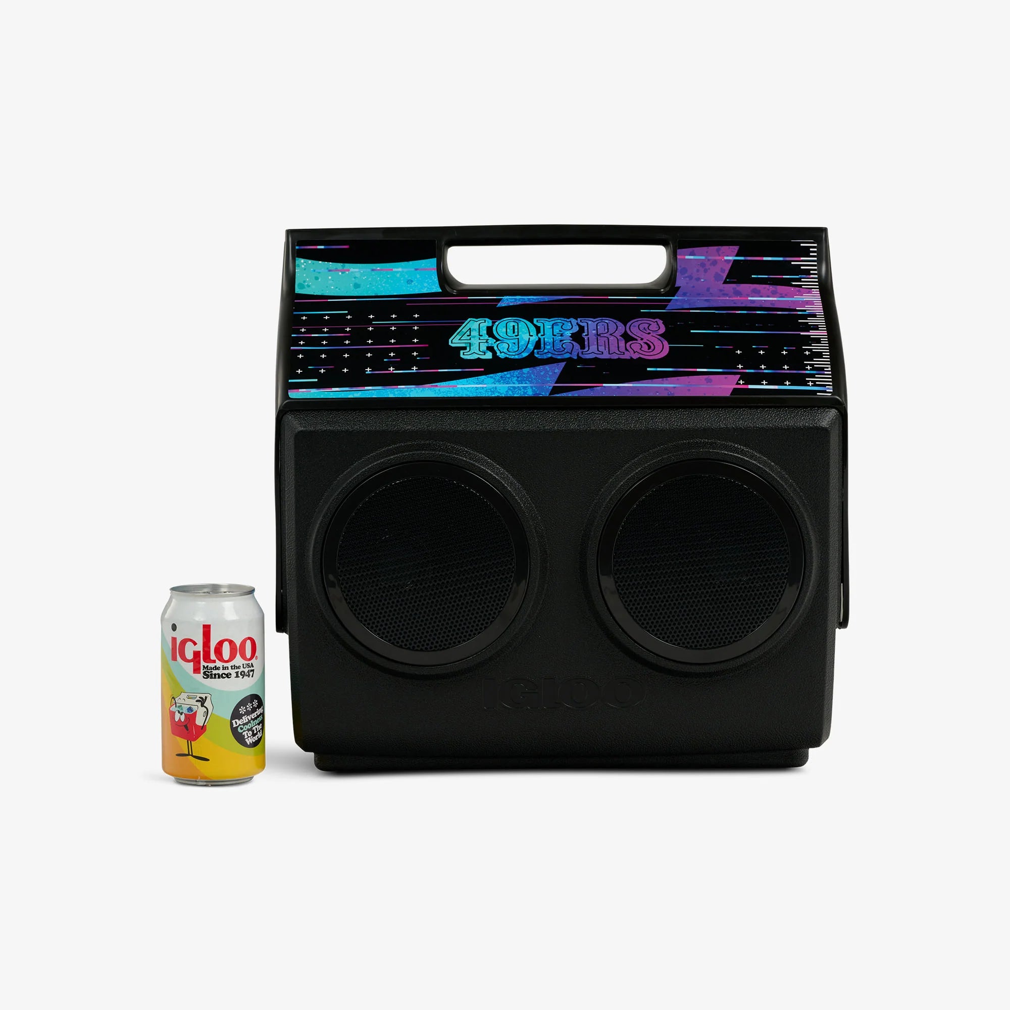 Igloo Insulated Cooler Durable Cooler NFL Neon San Francisco 49ers KoolTunes™ - Image 7