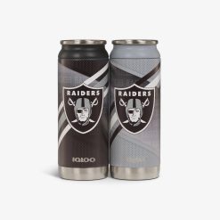 Igloo Insulated Cooler Durable Cooler Las Vegas Raiders Home & Away 16 Oz Can 2-Pack