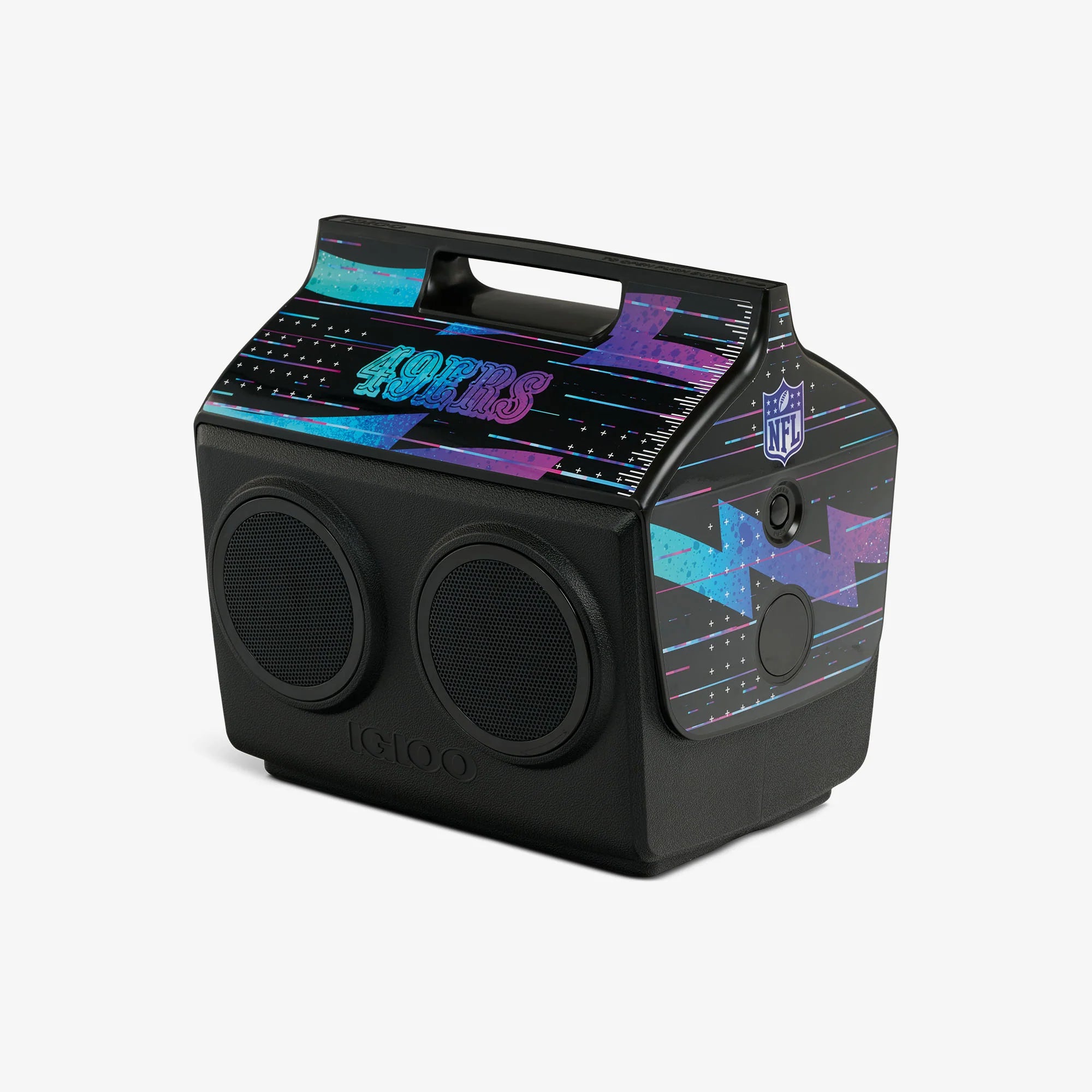 Igloo Insulated Cooler Durable Cooler NFL Neon San Francisco 49ers KoolTunes™ - Image 2