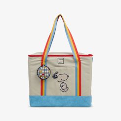Igloo Insulated Cooler Durable Cooler Snoopy Disco Party Dual Compartment Tote Cooler Bag