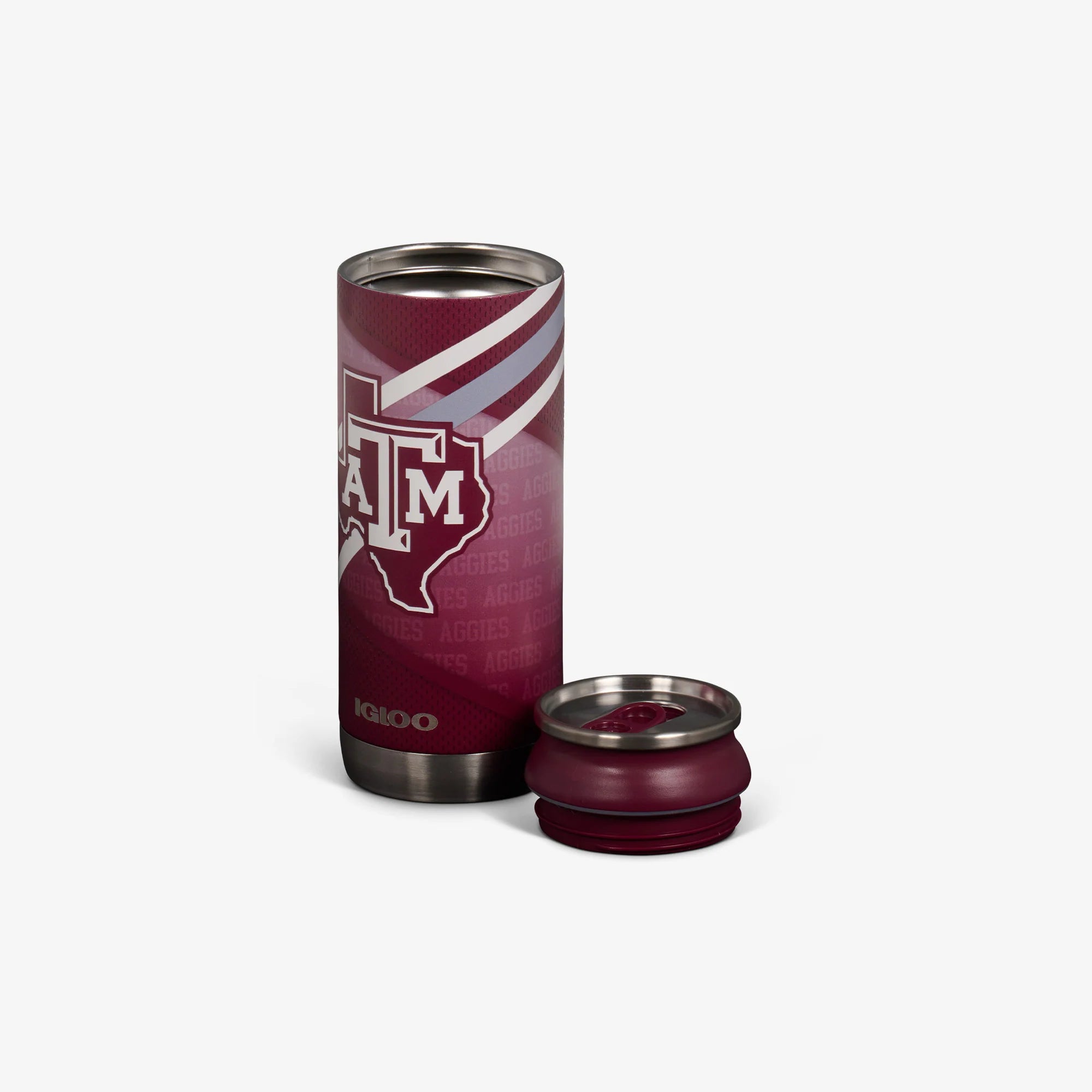 Igloo Insulated Cooler Durable Cooler Texas A&M University? 16 Oz Can - Image 4