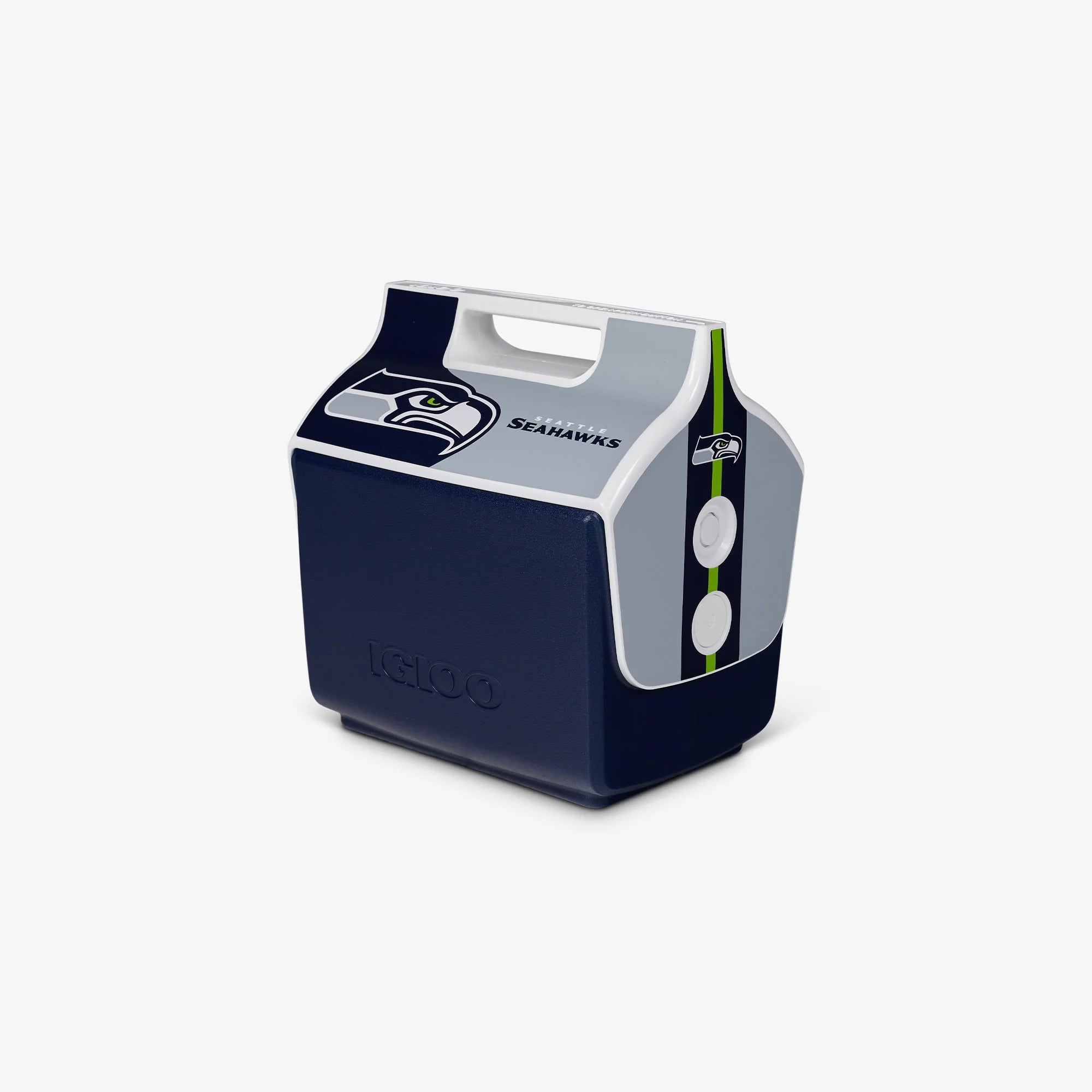 Igloo Personal Cooler Insulated Cooler Durable Cooler Seattle Seahawks Little Playmate 7 Qt Cooler - Image 2