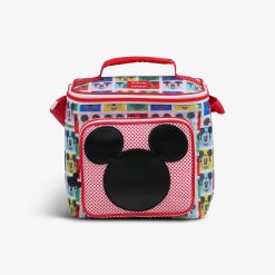 Igloo Portable Cooler Collectible Gift for Fans Cooler Disney Mickey Mouse Pop Art Square Lunch Cooler Bag