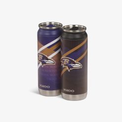 Alternative view of Igloo Insulated Cooler Durable Cooler Baltimore Ravens Home & Away 16 Oz Can 2-Pack