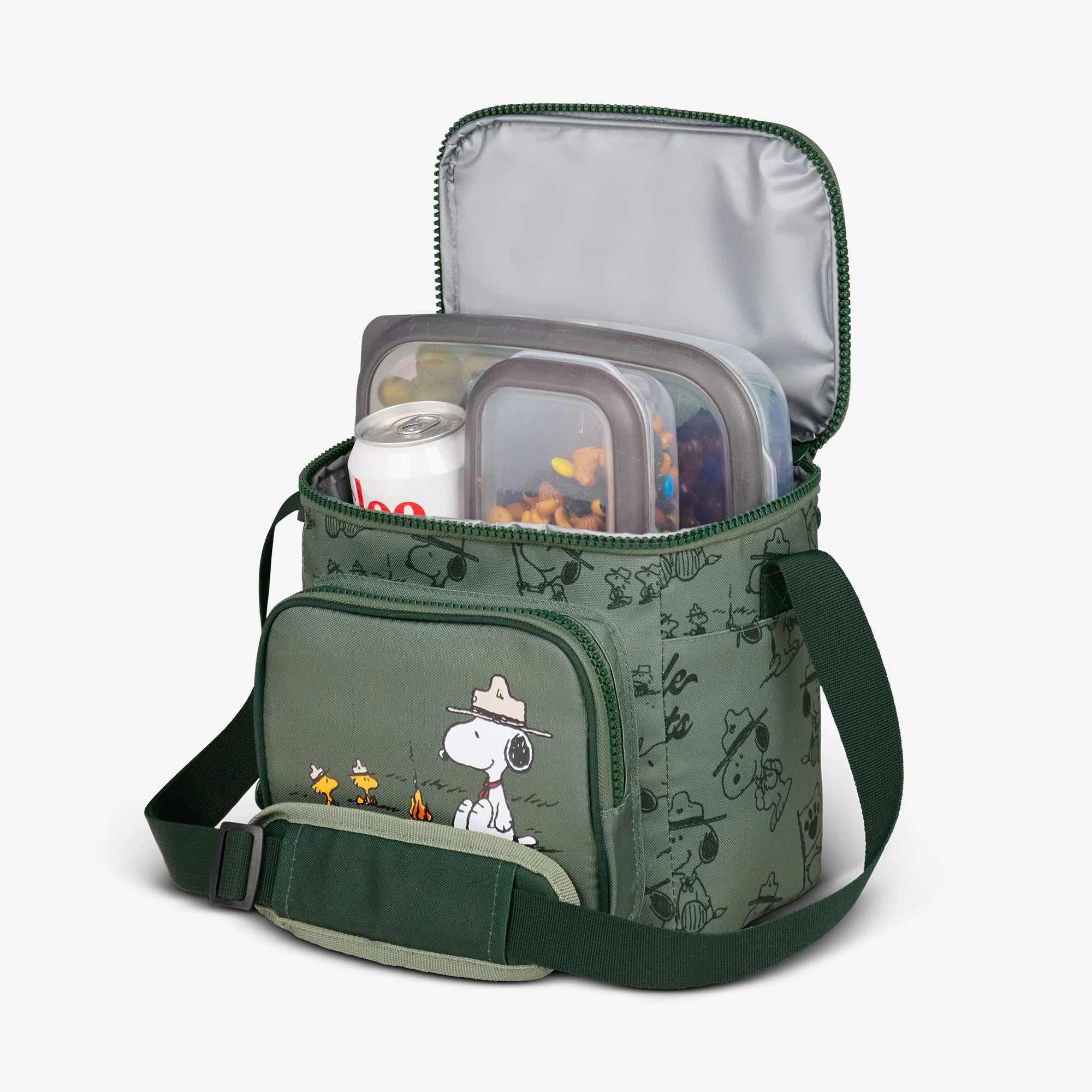 Igloo Portable Cooler Durable Cooler Peanuts Beagle Scouts Square Lunch Cooler Bag - Image 5