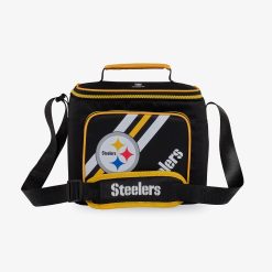 Igloo Portable Cooler Durable Cooler Pittsburgh Steelers Square Lunch Cooler Bag