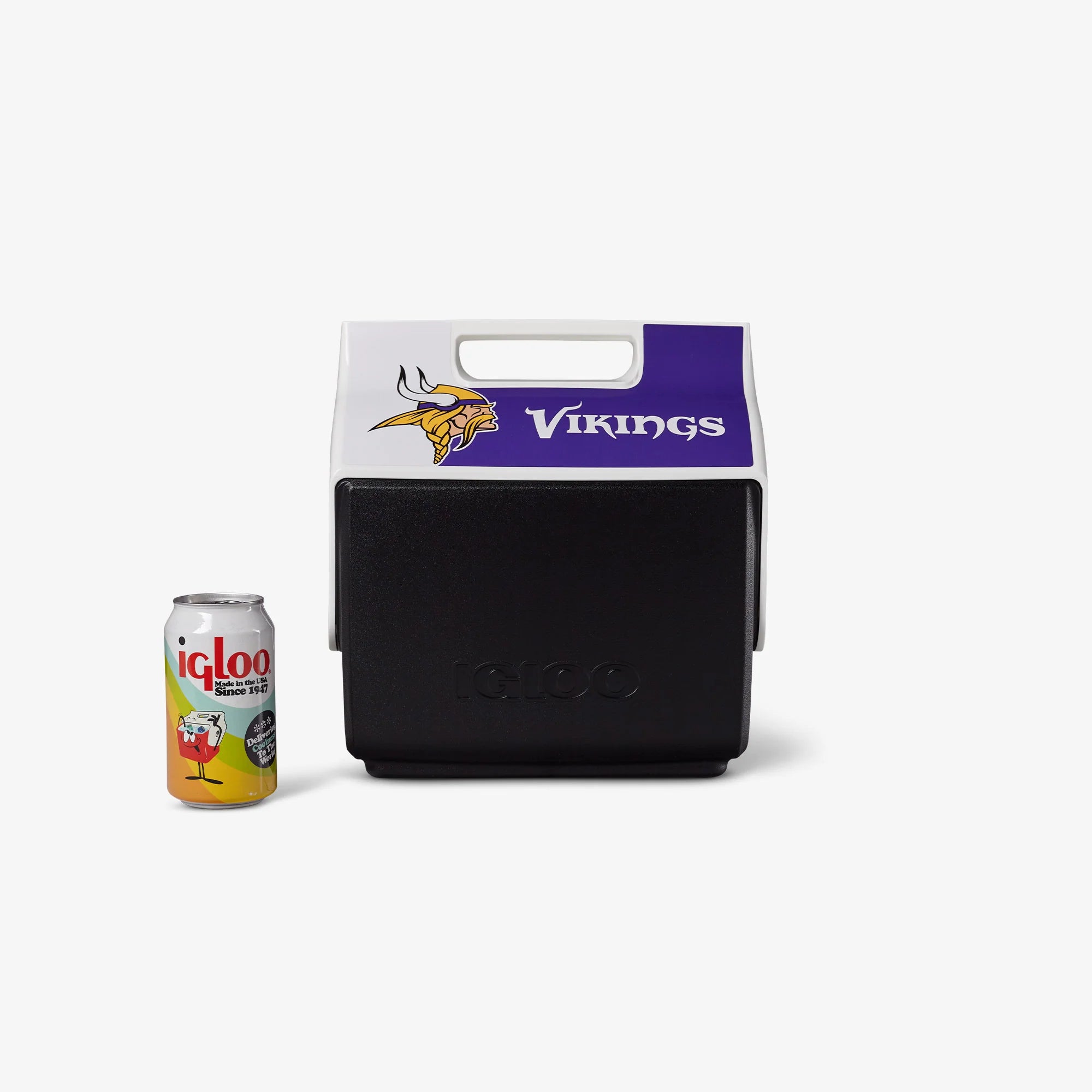 Igloo Personal Cooler Insulated Cooler Durable Cooler Minnesota Vikings Little Playmate 7 Qt Cooler - Image 5