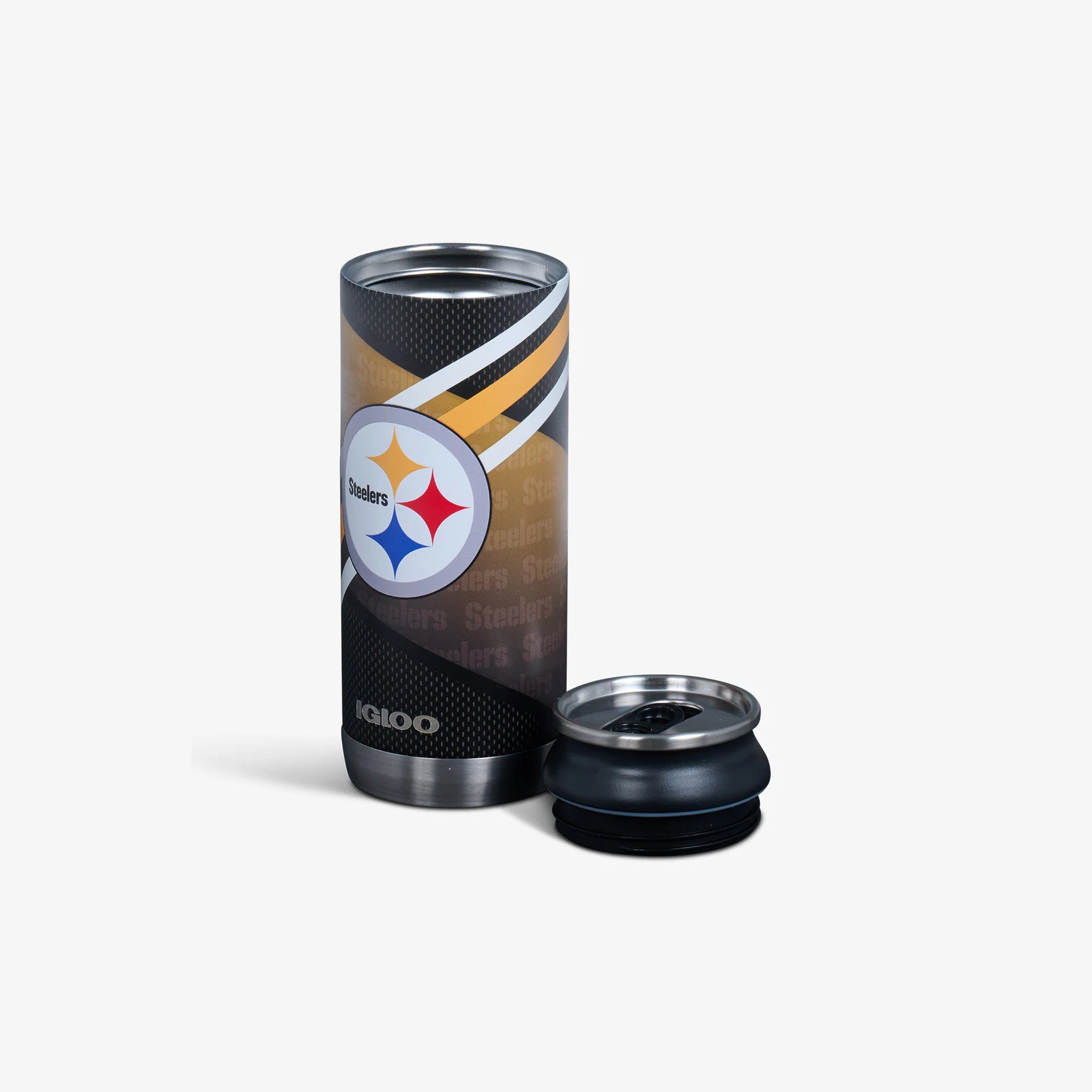 Igloo Insulated Cooler Durable Cooler Pittsburgh Steelers 16 Oz Can - Image 4