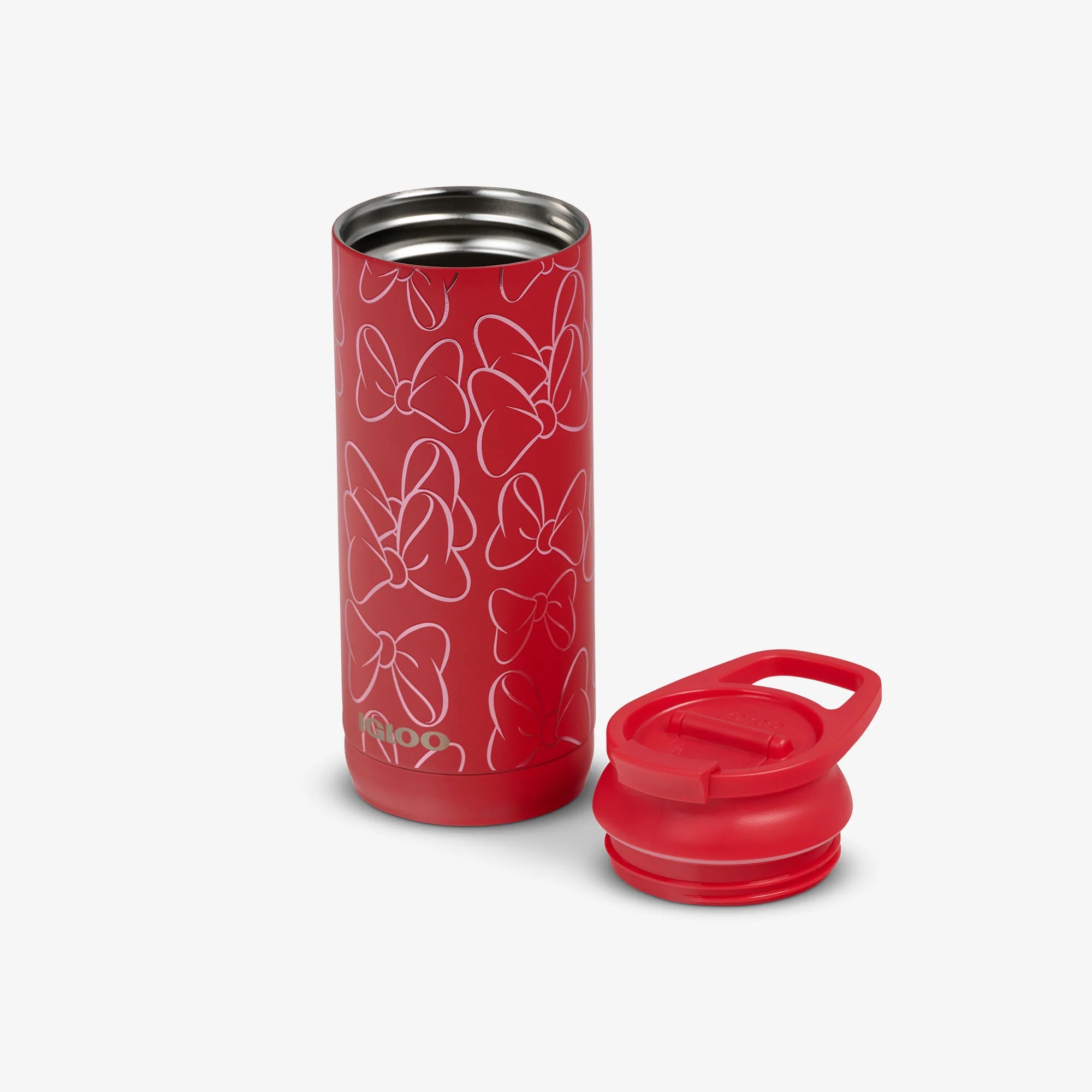 Igloo Travel Collectible Gift for Fans Cooler Disney Minnie Mouse Bow 16 Oz Flip Flip'n'Sip Sip Tumbler - Image 3