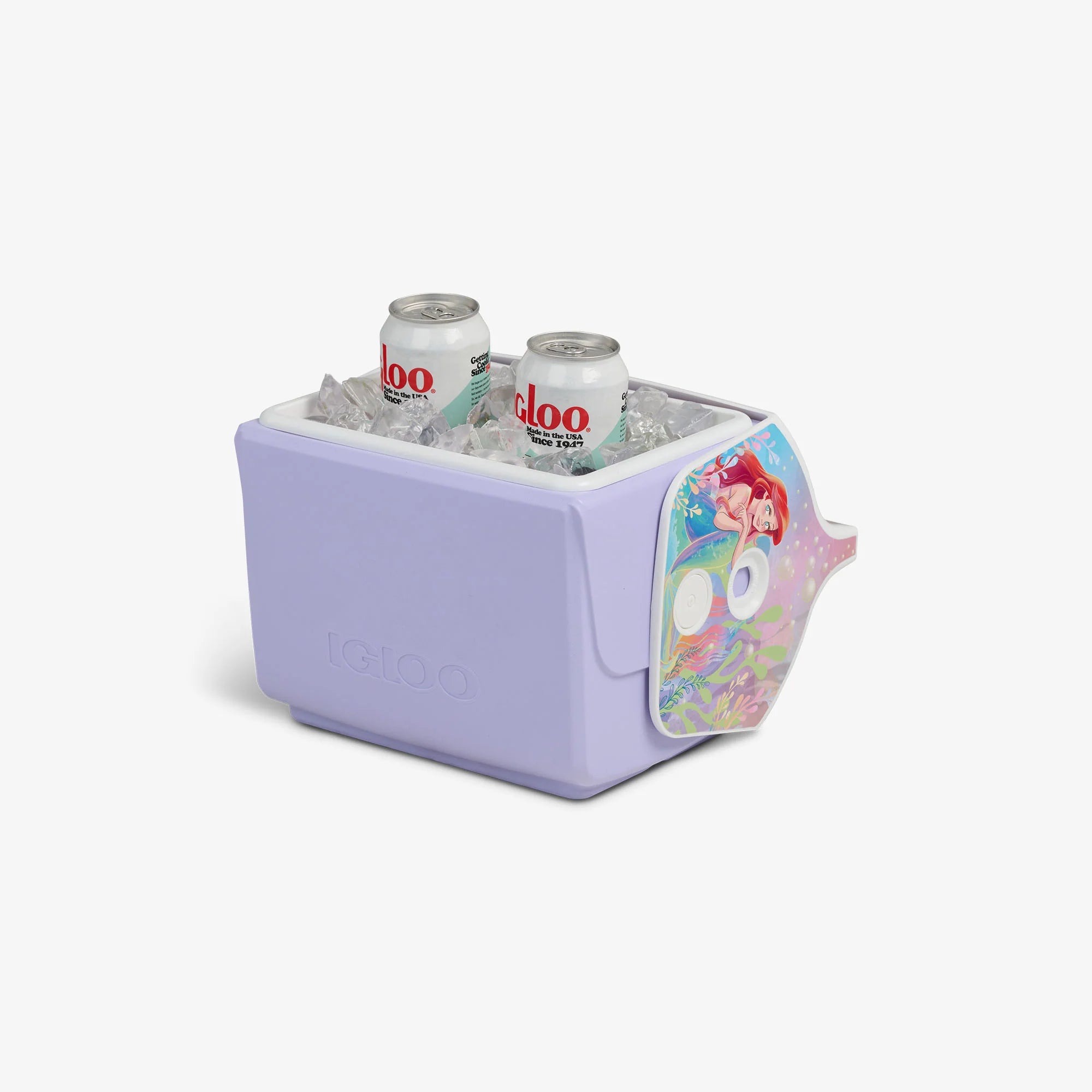 Igloo Personal Cooler Insulated Cooler Collectible Gift for Fans Cooler Disney The Little Mermaid Little Playmate 7 Qt Cooler - Image 3