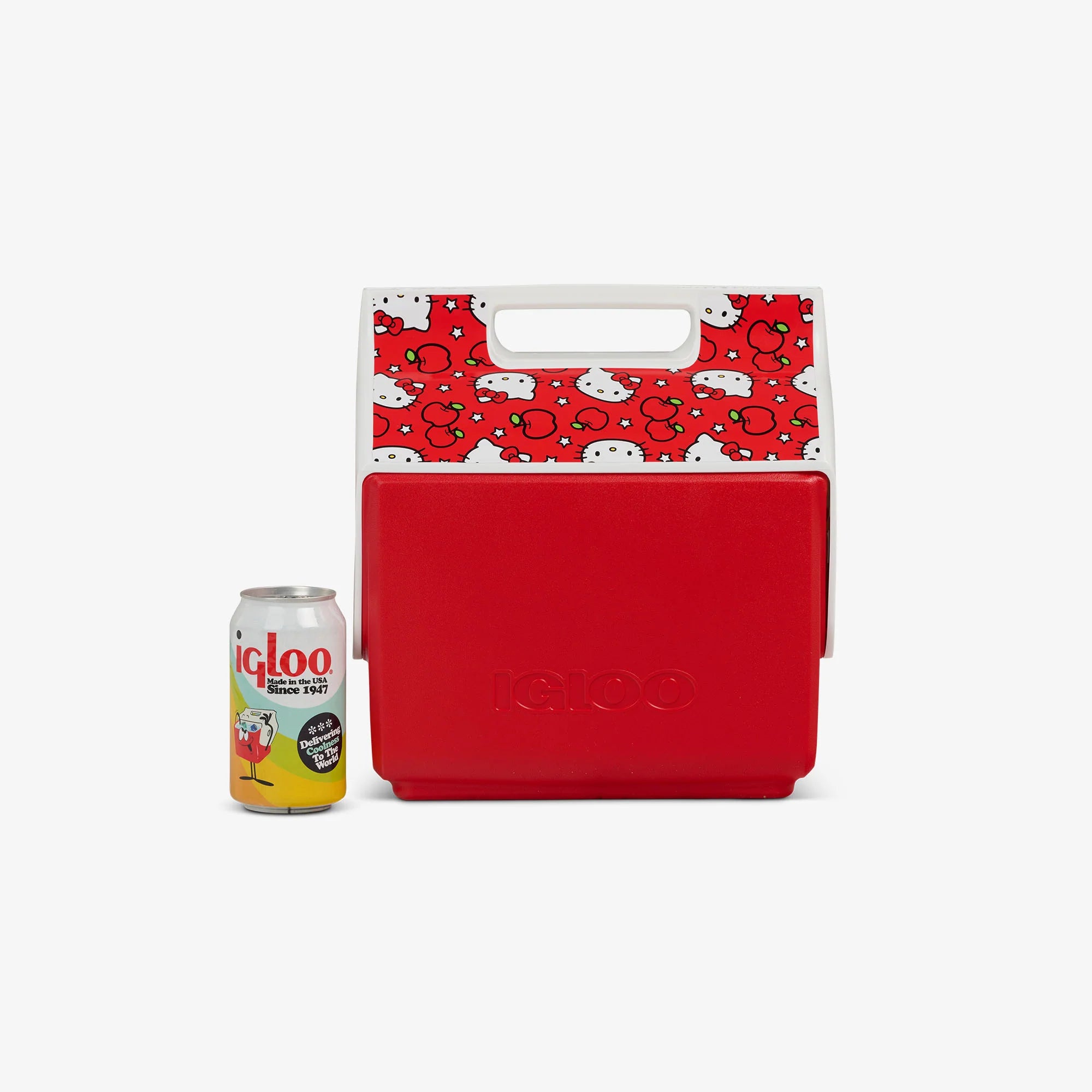 Igloo Personal Cooler Insulated Cooler Durable Cooler Hello Kitty? Red Apples Little Playmate 7 Qt Cooler - Image 5